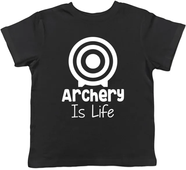 Archery is Life Childrens Kids T-Shirt Boys Girls