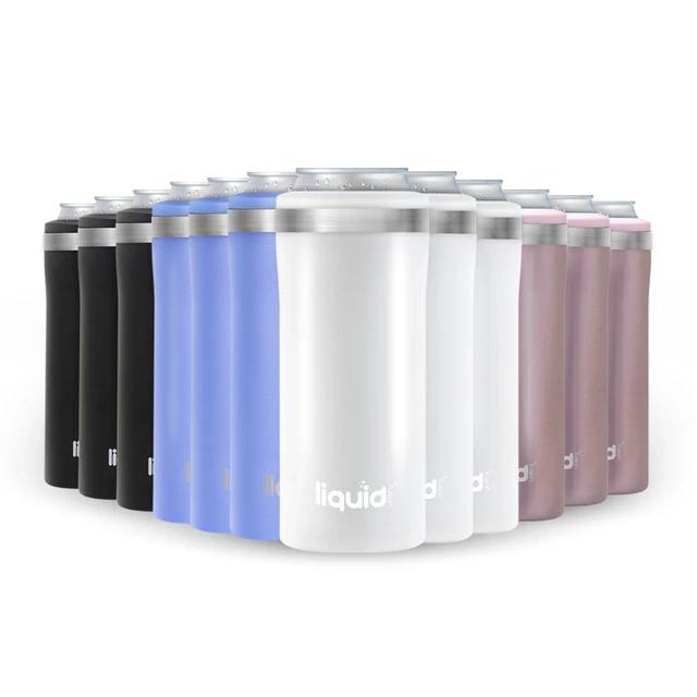 Skinny Can Koozie Cooler Insulated Stainless Steel Cozy for 12oz Skinny Cans