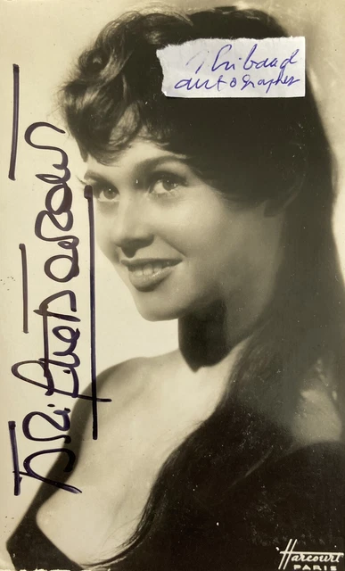 Artistes - Artiste - n°86823 - Edwige Feuillère - Carte avec autographe