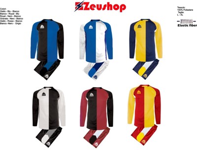 Ares Kit Ares Zeus Sport Traspirante Manica Lunga Completo Calcio Calcetto 