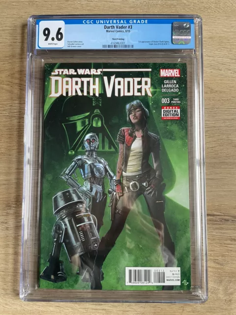 Star Wars: Darth Vader #3 Third Print (2015) CGC 9.6 1st App of Doctor Aphra