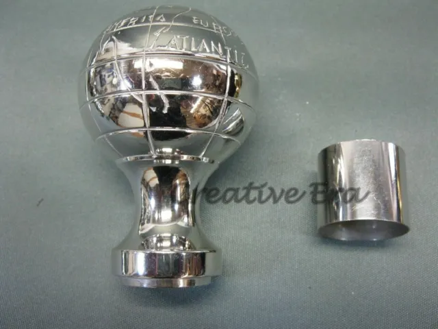 Antique Style Silver Globe Style Head Handle For Victorian Head Handle