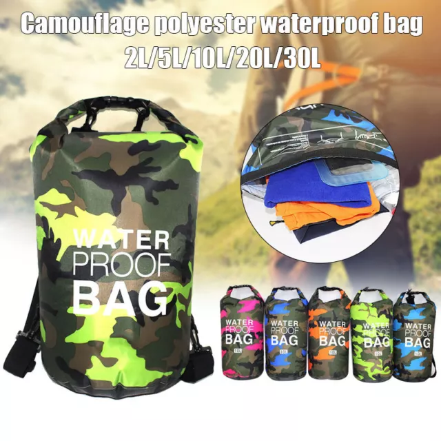 Dry Bag Waterproof 5L/10L/20L/30L Floating Lightweight Bags for Kayaking Boating