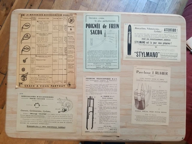 Publicité cyclisme vélo cycling bicyclette bicycle industrie