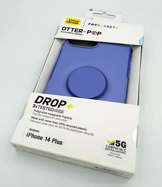 Otterbox Otter+Pop Symmetry Case Cover for iPhone 14 Plus - Purple