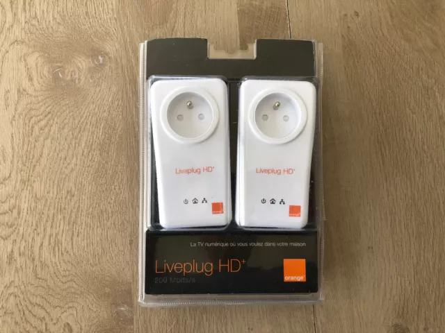 LOT DE 2 boitiers cpl liveplug HD+ Orange 200mbps MT 2330 EUR 25,00 -  PicClick FR