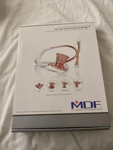 MDF Instruments ProCardial Stainless Steel Stethoscope Navy Blue