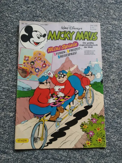 Micky Maus - Heft Nr. 33/1987 - (6.8.1987) - ohne Extra