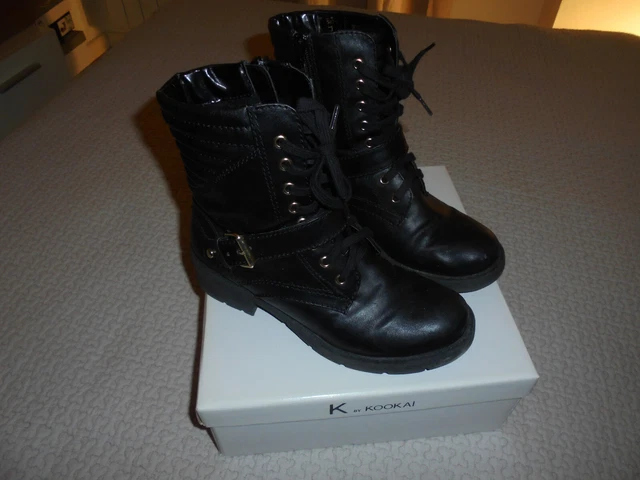 Bottines noires pour femme marque Kookai pointure 38