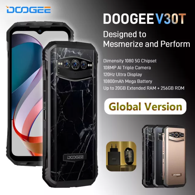 DOOGEE S100 6.58 12/256GB IP68 10800mAh Night Vision 120Hz Rugged Phone By  DHL