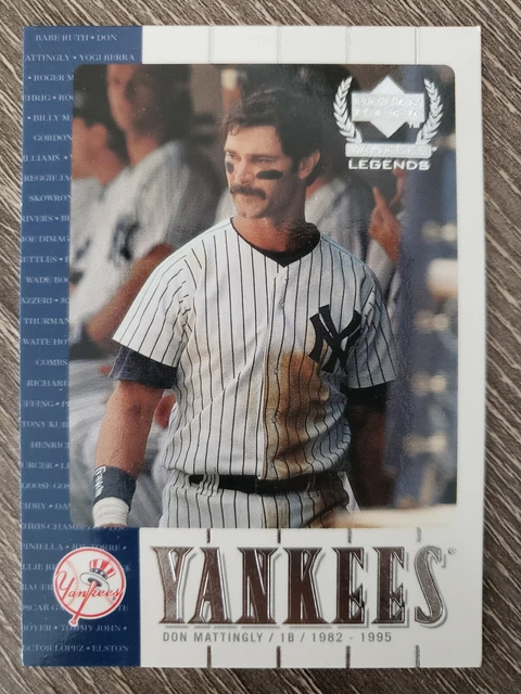 2000 UD YANKEES LEGENDS メモラビリア3枚組 Baseball 2000 Upper Deck