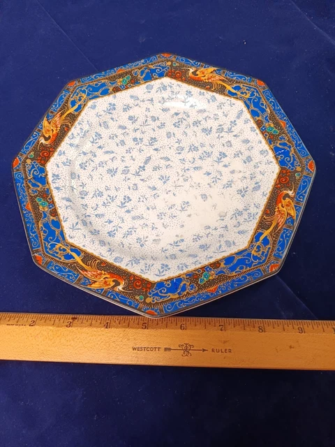 Vintage Winton Ware Grimwades Chintz 8.5" Cake Plate Stoke On Trent England 2
