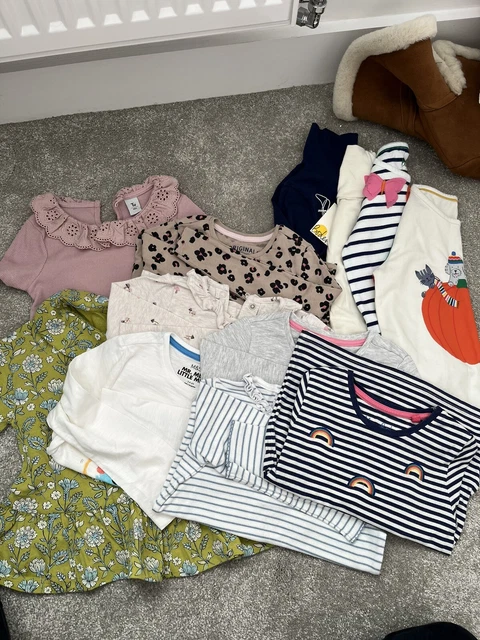 Pacchetto top per ragazze età 3-4 anni nuovo e usato