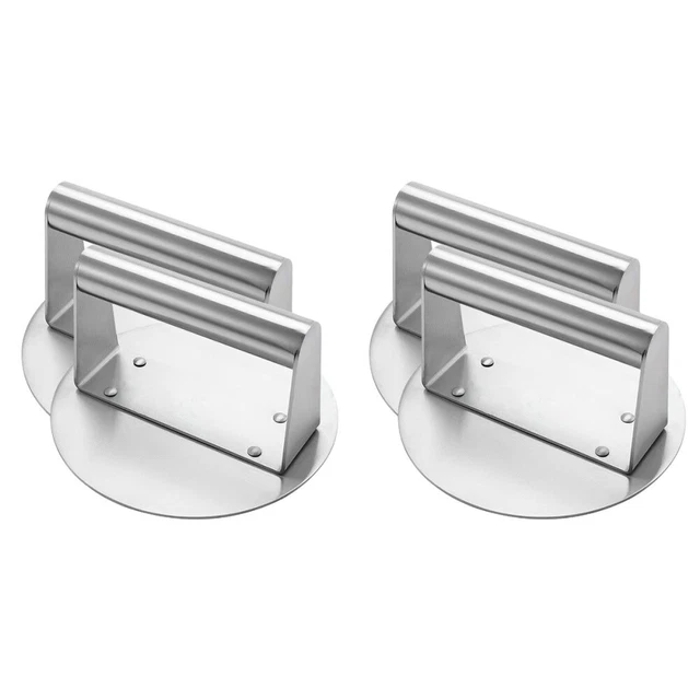 4 pz presse hamburger rotonde in acciaio inox hamburger utensili da pressatura casa