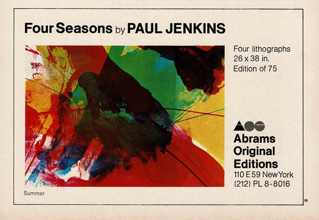 PAUL JENKINS & Abrams Art Books – Abstract Expressionism