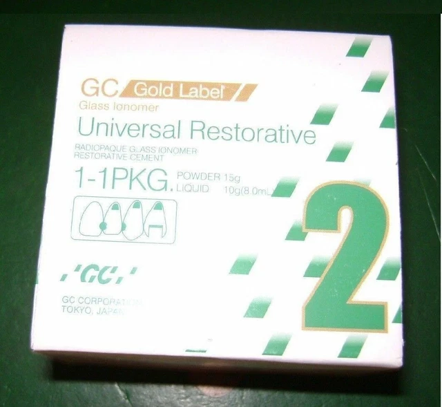 GC Fuji 2 Big Pack Self-Cured Glass Ionmer Restoratiive Cemennt 15gm (Fast Ship)