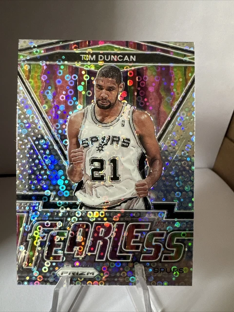 2020-21 Panini Prizm Fearless FAST BREAK DISCO #3 Tim Duncan San Antonio Spurs