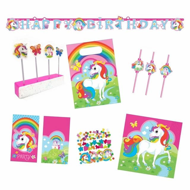 Set of 8 Vintage Rainbow Brite Party Invitations New in Package Lot