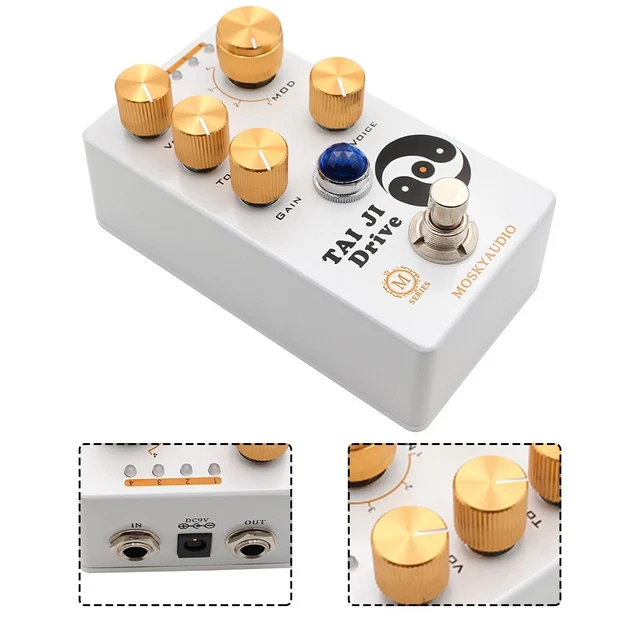 DYNAMIC AND TOUCH Sensitive Overdrive Pedal TAI JI DRIVE by Moskyaudio