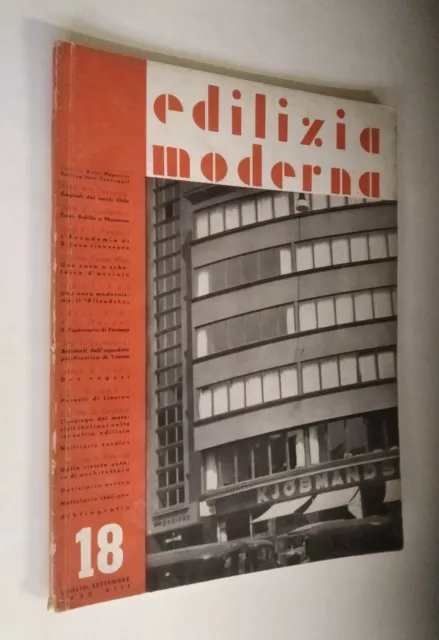 Edilizia Moderna (rivista). N° 18 luglio-settembre 1935