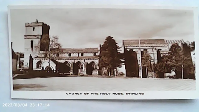 Postcard. Church of the Holy Rude, STIRLING. R.P. Unused. VG.