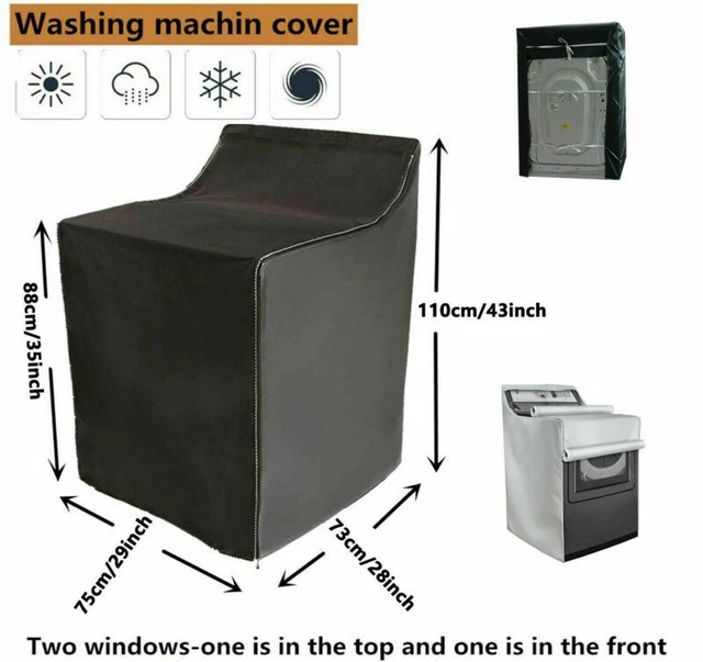 WASHING MACHINE TOP Dust Cover Laundry Washer/Dryer Protect Waterproof