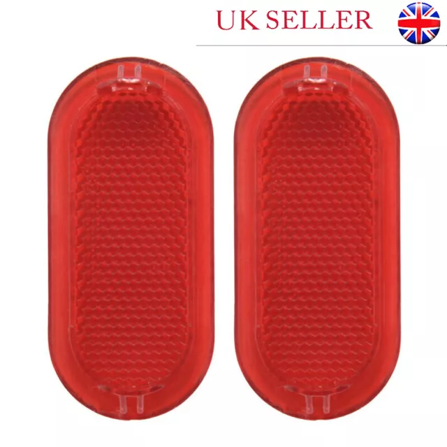 2pcs Red Door Panel Warning Light Reflector 6Q0947419 for VW Beetle Caddy Polo