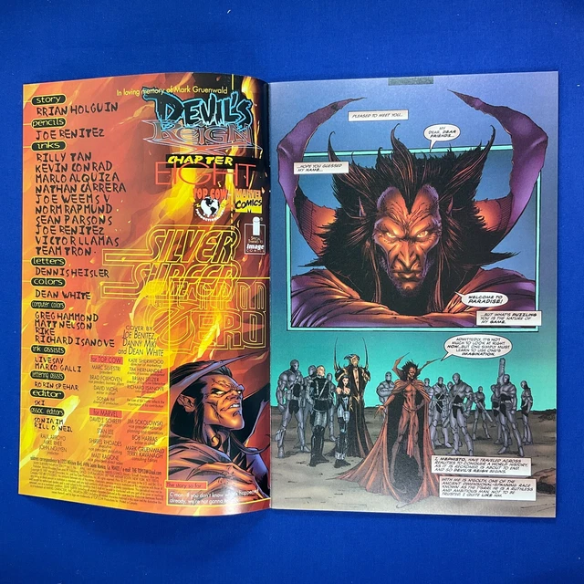 Silver Surfer / Weapon Zero Devil's Reign #8 Top Cow Marvel Comics 1997 Finale! 2