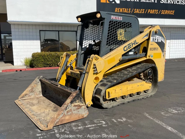 2017 Gehl RT210 Skid Steer Track Loader Crawler Tractor Aux Hyd Diesel bidadoo