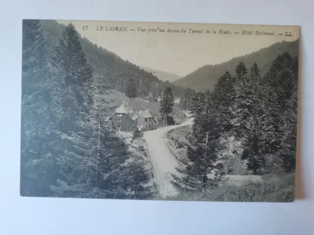 CPA 15 LE LIORAN - Vue prise au dessus du Tunnel de la Route