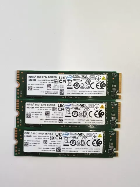 Intel 670p 512GB M.2 NVMe Internal SSD (SSDPEKNU512GZX1)