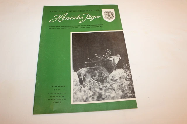 Hessische Cazador 1966-HEFT Nr-9