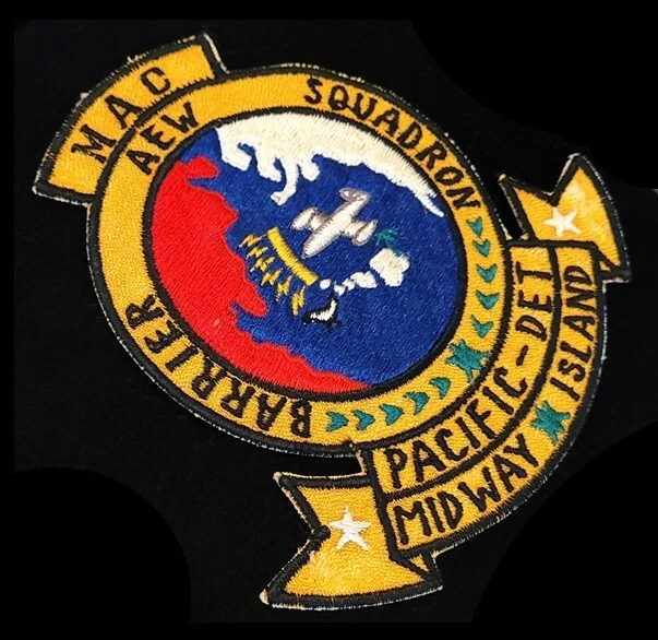 1960S US NAVY USN Barrier Airborne Early Warning AEW Sqdn Patch