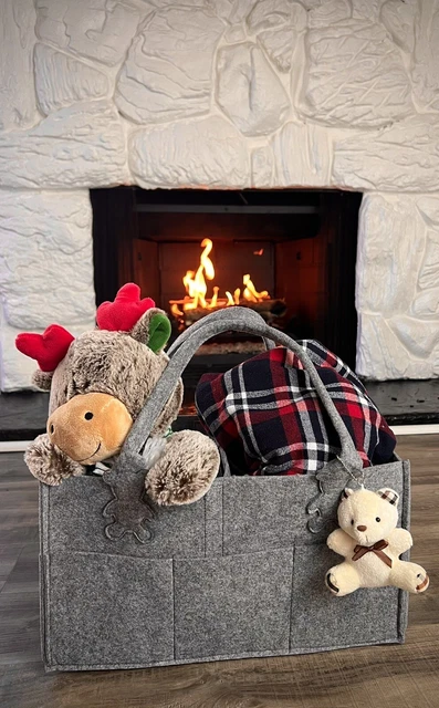 Handmade Large Stone Mommy Tote Diaper Bag/ Caddy - Nursery Organizer