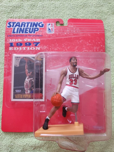 1997 Scottie Pippen Chicago Bulls Starting Lineup Figure W