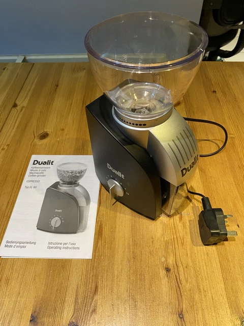 Dualit burr deals coffee grinder