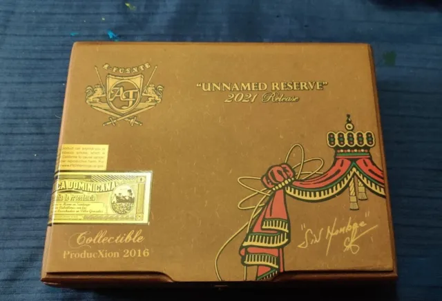 Fuente Unnamed Reserve 2021 Release Limited Ed 2016 Production Empty Cigar Box