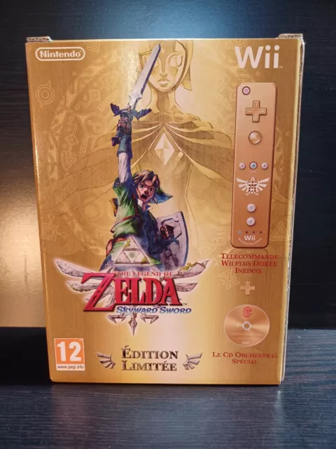 Wii : Boite Publicitaire FR Pour Le Jeux Zelda Skyward Sword Edition Limitée.