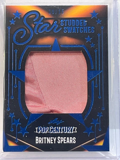 2021 LEAF POP Century Superstar Swatches Britney Spears Jumbo