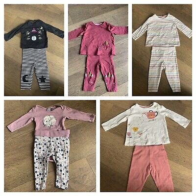 Baby Girls 3-6 Months Matching Outfit Bundle Job Lot - Tops And Leggings Casual