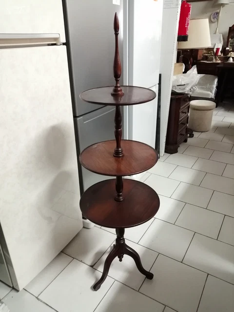 ANTICA ALZATINA Etagere rotonda In legno fine 800