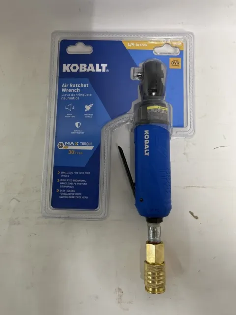 Kobalt 858982 1/4" Drive Air Ratchet Wrench Pneumatic SGY-AIR230 30 FT. LBS.