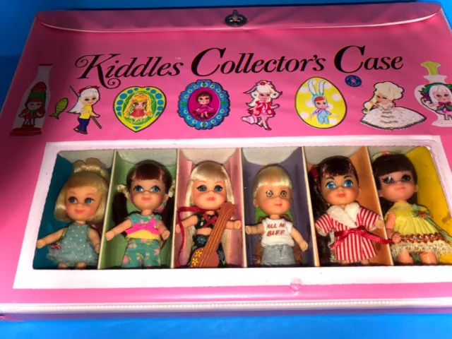 Liddle Kiddle dolls with case - Beat a Diddle , Biff & more with accessories