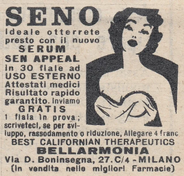 V5132 Serum Sen Appeal - 1958 Advertising Age - Vintage Advertising