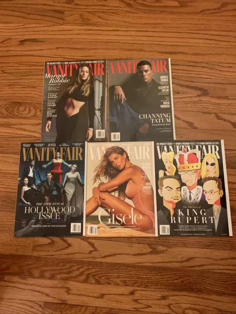 Vanity Fair Magazine Lot of 5 - Dec/Jan, Feb, Hollywood 2023, April & May 2023