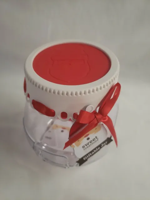 Tarro regalable Sweet Creations Navidad Santa (rojo) caja fuerte para lavavajillas