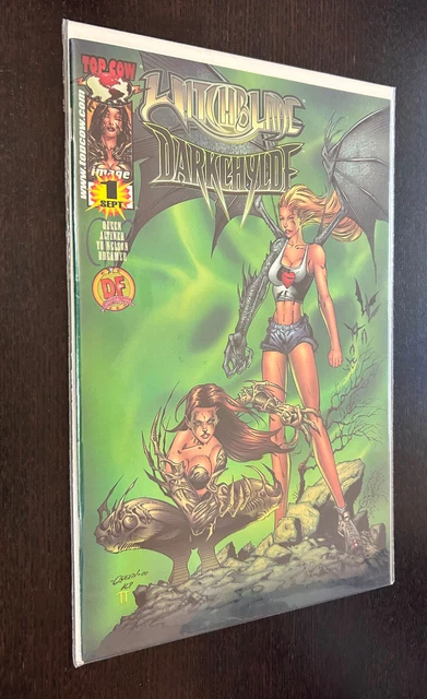WITCHBLADE / DARKCHYLDE #1 (Top Cow Comics) -- Dynamic Forces VARIANT w/ COA