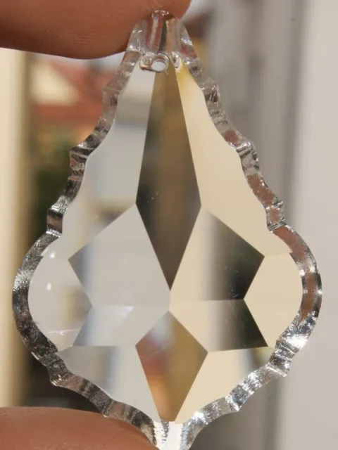30x Venezia Kristall Pendeln Behang für Leuchter Lüster Kronleuchter 50x35mm neu