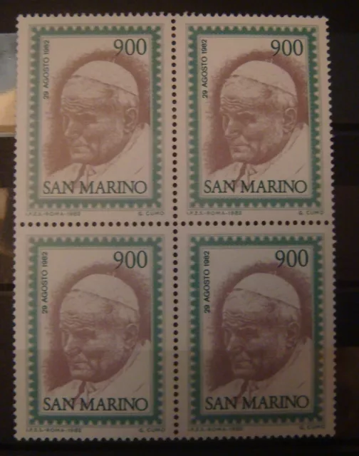 San Marino 1982 - Visita Di Papa Giovanni Paolo Ii In Quartine (Lsm051) Mnh