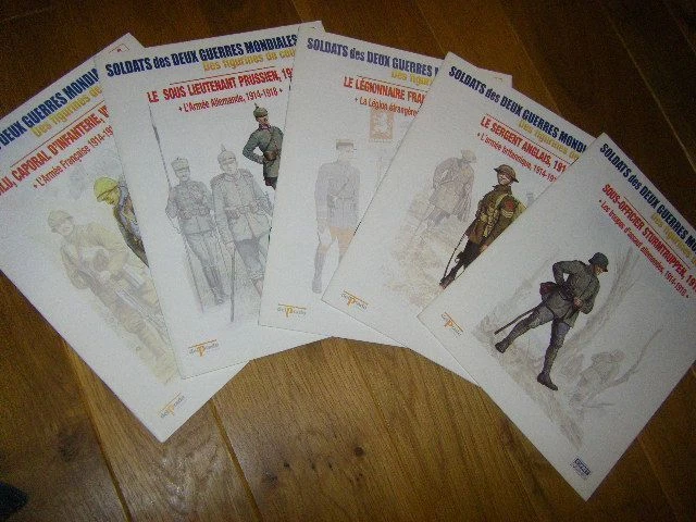 Soldats des Deux Guerres Mondiales. Hefte 6, 8, 11, 12, 29 (5 Hefte, Erster Welt